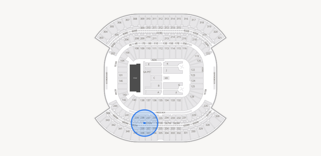Nissan Stadium Seating Chart