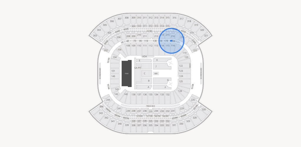 Nissan Stadium Seating Chart