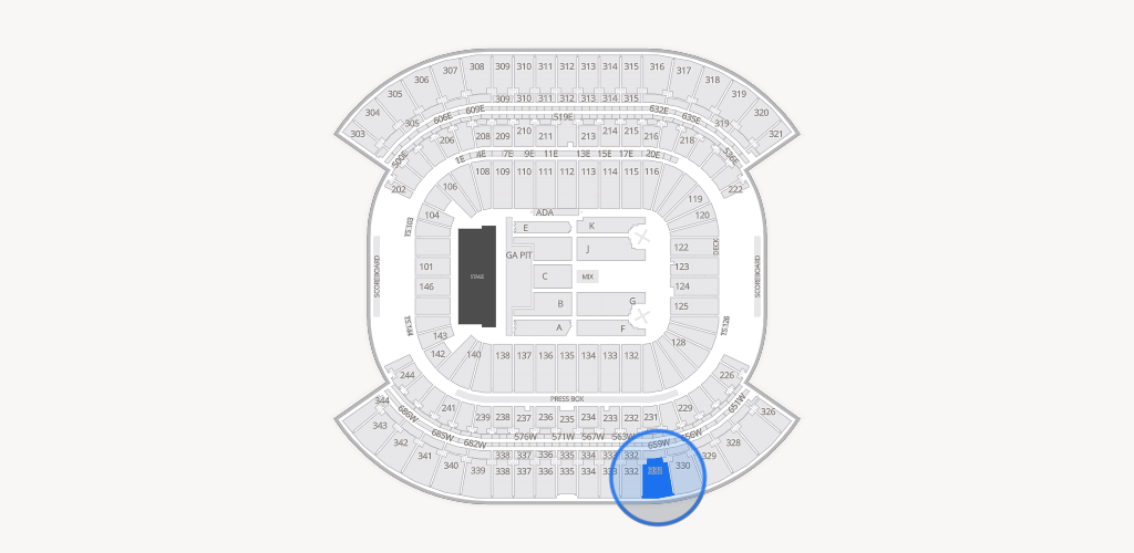 Nissan Stadium Seating Chart