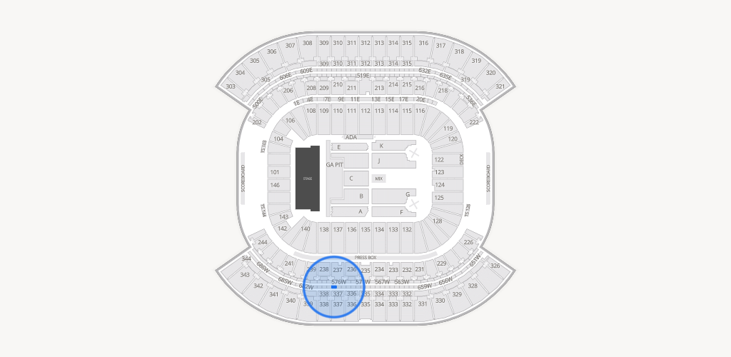 Nissan Stadium Seating Chart