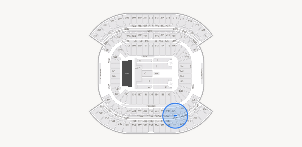 Nissan Stadium Seating Chart