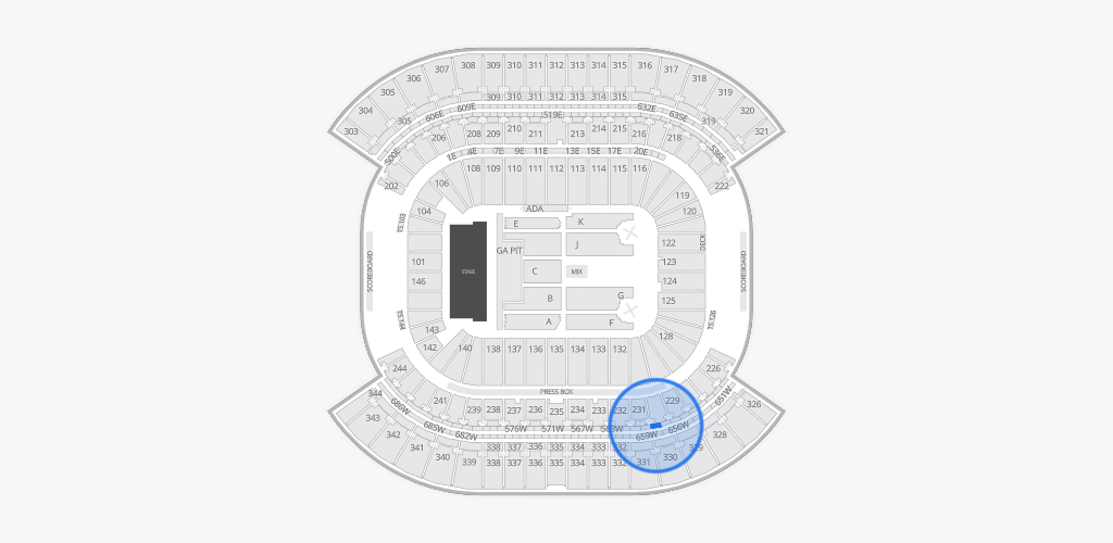 Nissan Stadium Seating Chart