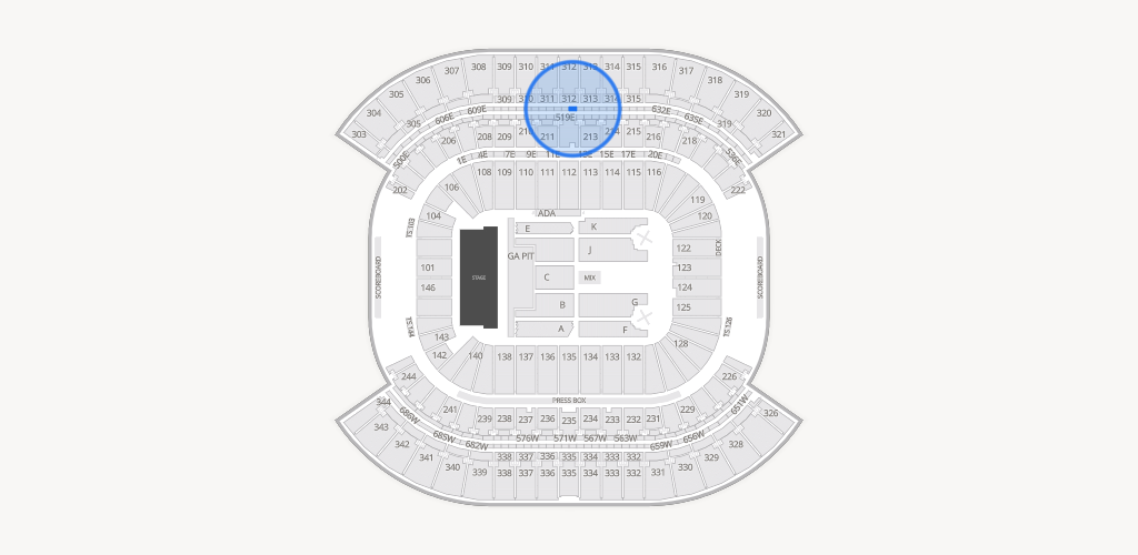 Nissan Stadium Seating Chart