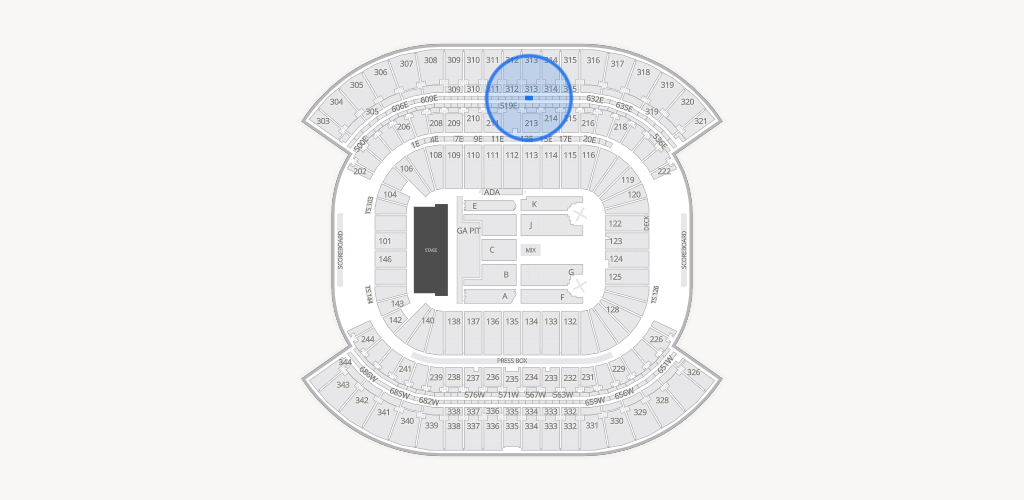 Nissan Stadium Seating Chart