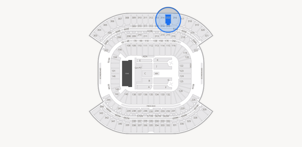 Nissan Stadium Seating Chart