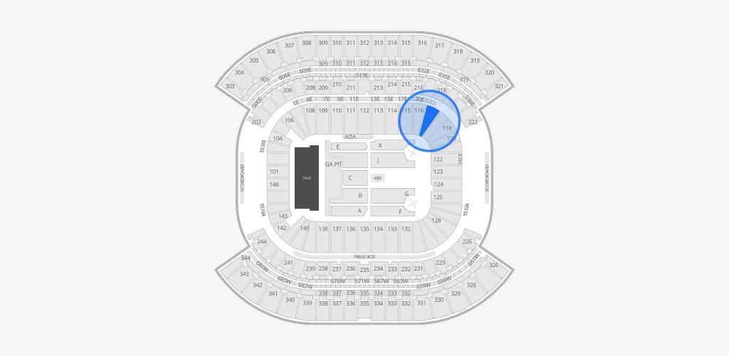 Nissan Stadium Seating Chart