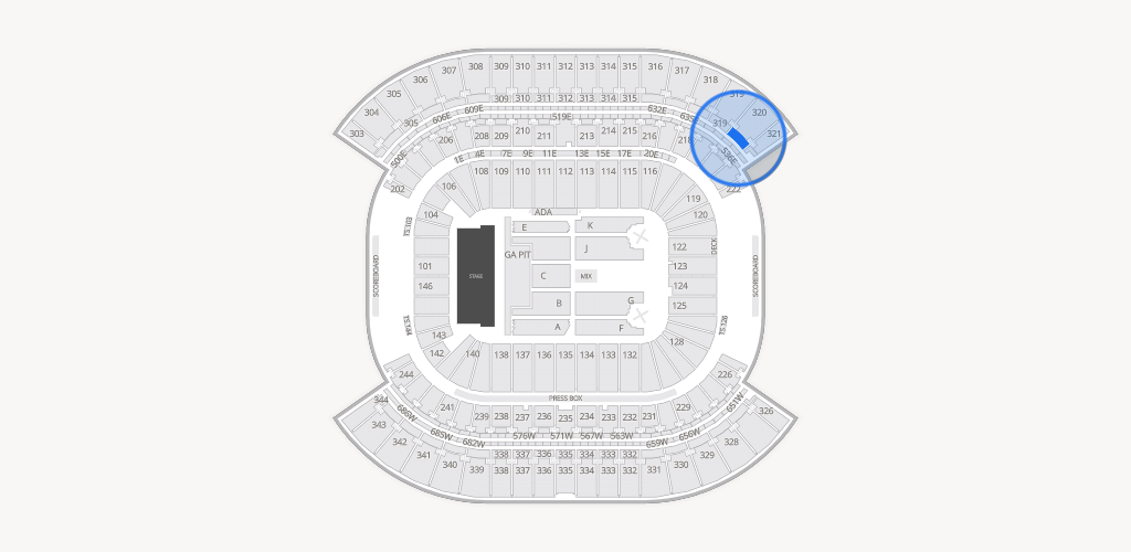 Nissan Stadium Seating Chart