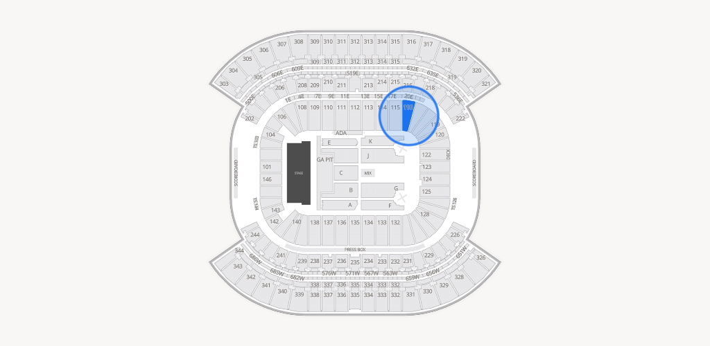 Nissan Stadium Seating Chart