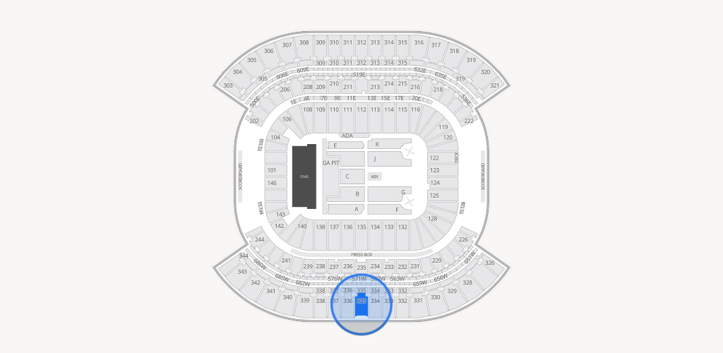 Nissan Stadium Seating Chart