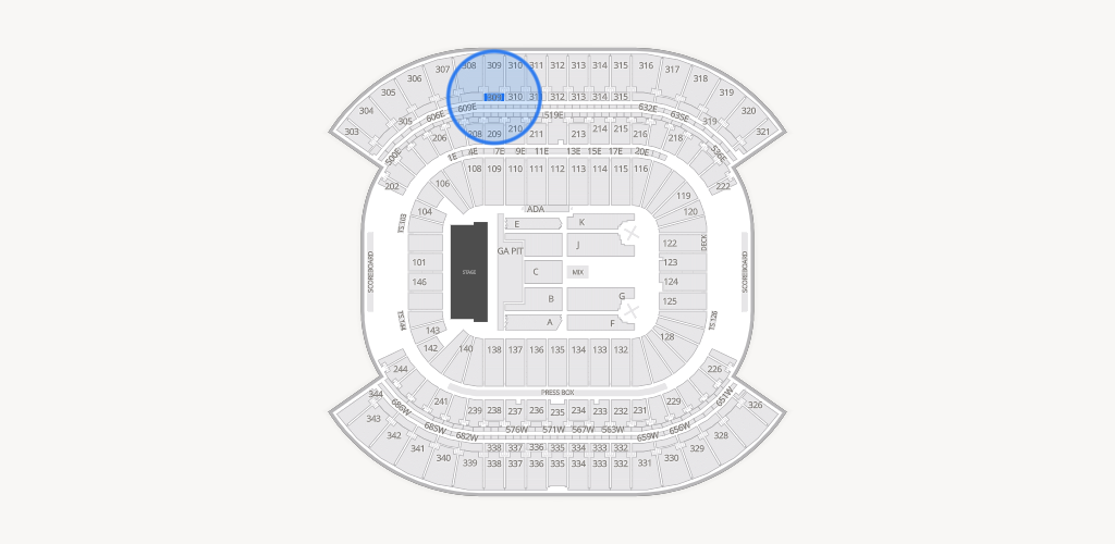 Nissan Stadium Seating Chart