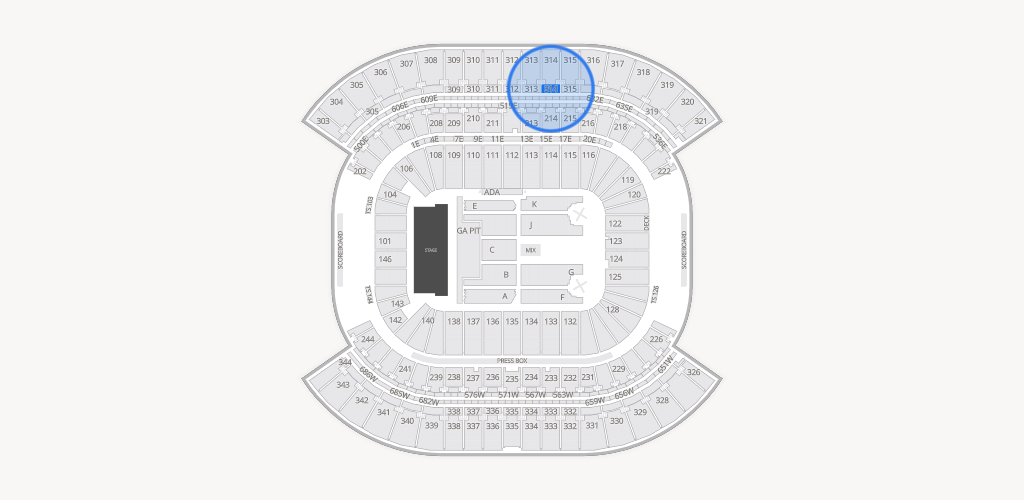 Nissan Stadium Seating Chart
