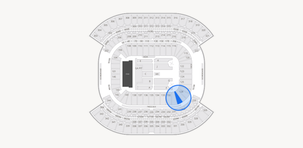 Nissan Stadium Seating Chart