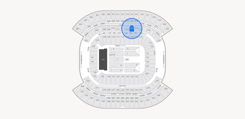 Nissan Stadium Seating Chart