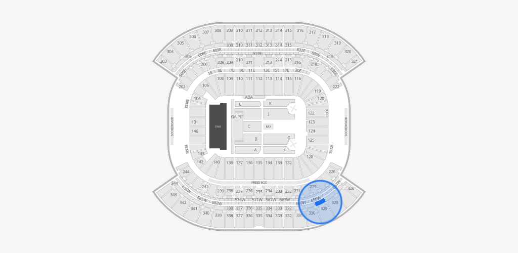 Nissan Stadium Seating Chart