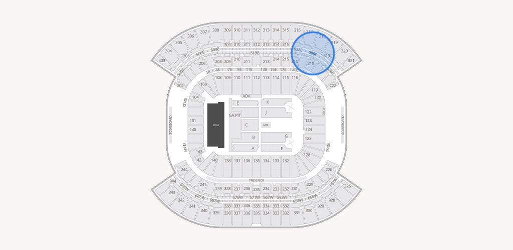Nissan Stadium Seating Chart