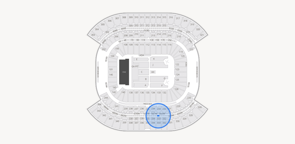Nissan Stadium Seating Chart