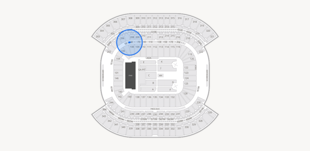 Nissan Stadium Seating Chart