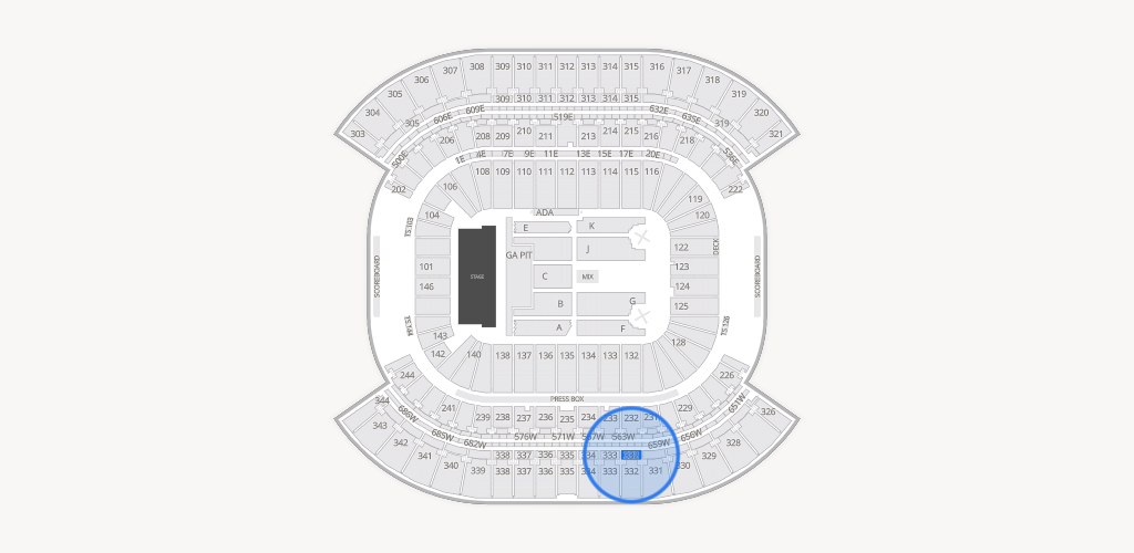Nissan Stadium Seating Chart