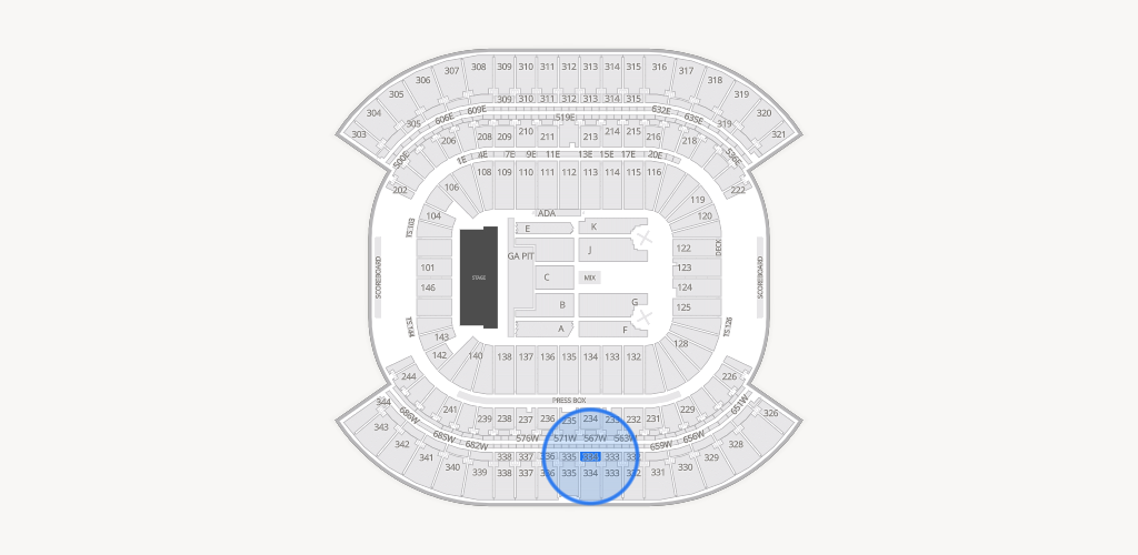 Nissan Stadium Seating Chart