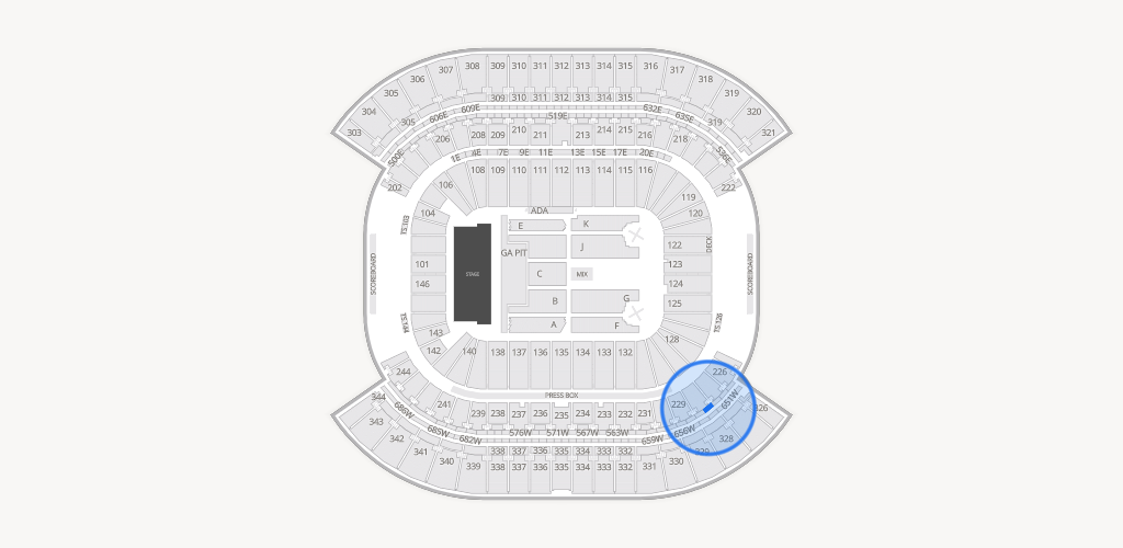Nissan Stadium Seating Chart