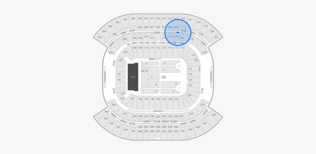 Nissan Stadium Seating Chart