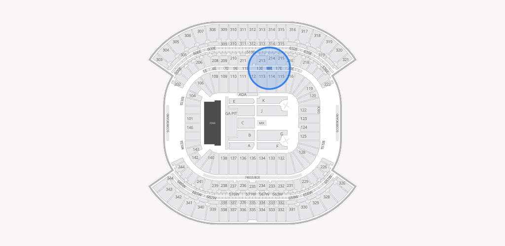Nissan Stadium Seating Chart