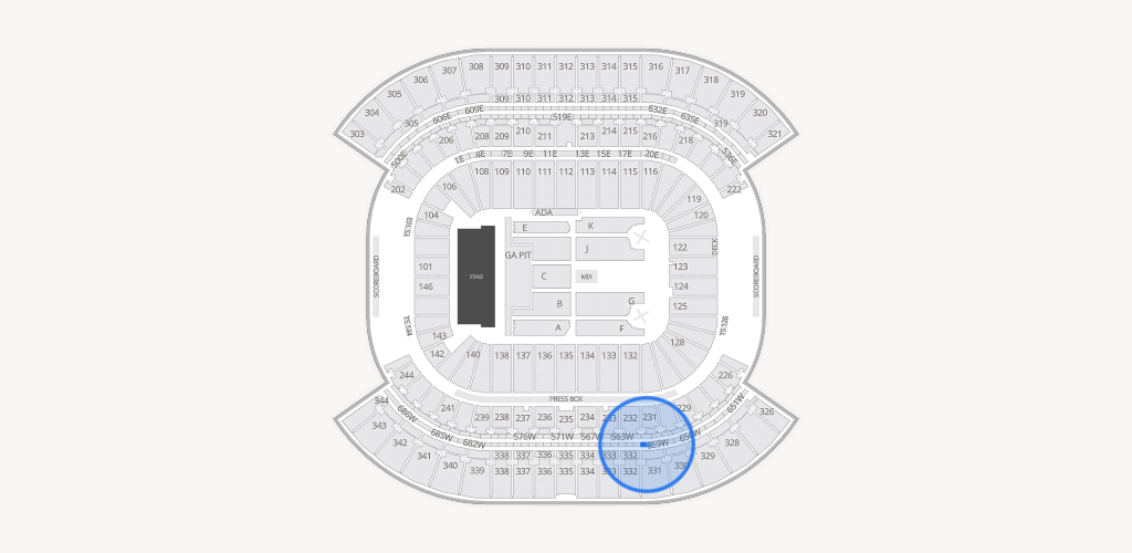 Nissan Stadium Seating Chart