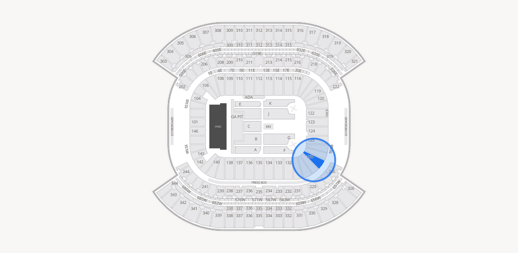 Nissan Stadium Seating Chart