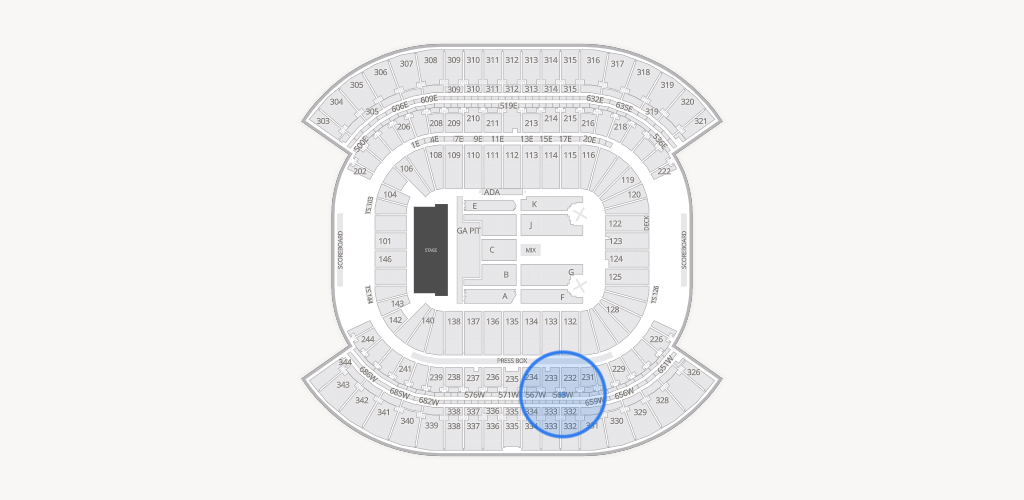 Nissan Stadium Seating Chart
