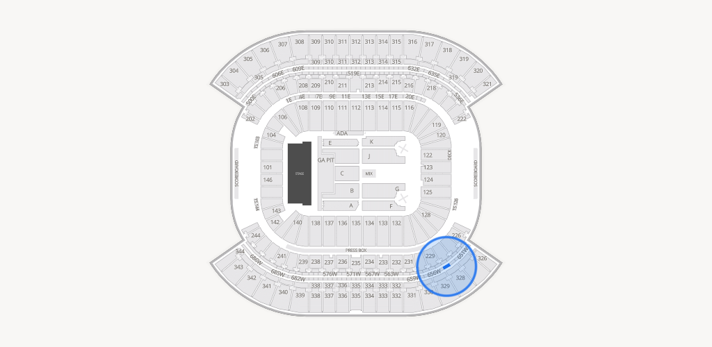 Nissan Stadium Seating Chart