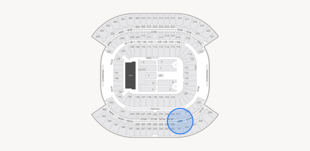 Nissan Stadium Seating Chart