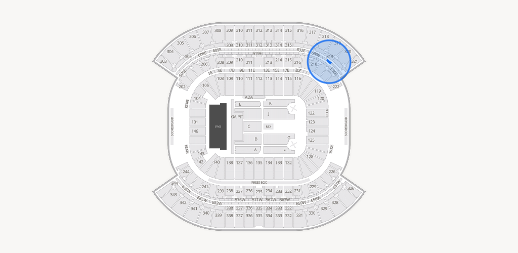 Nissan Stadium Seating Chart