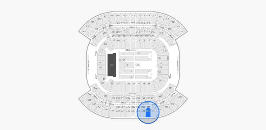Nissan Stadium Seating Chart