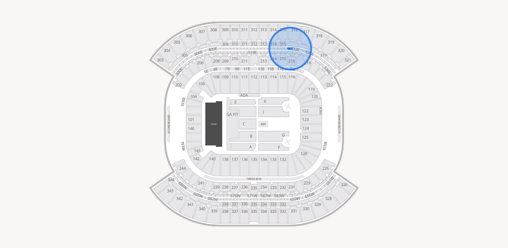 Nissan Stadium Seating Chart