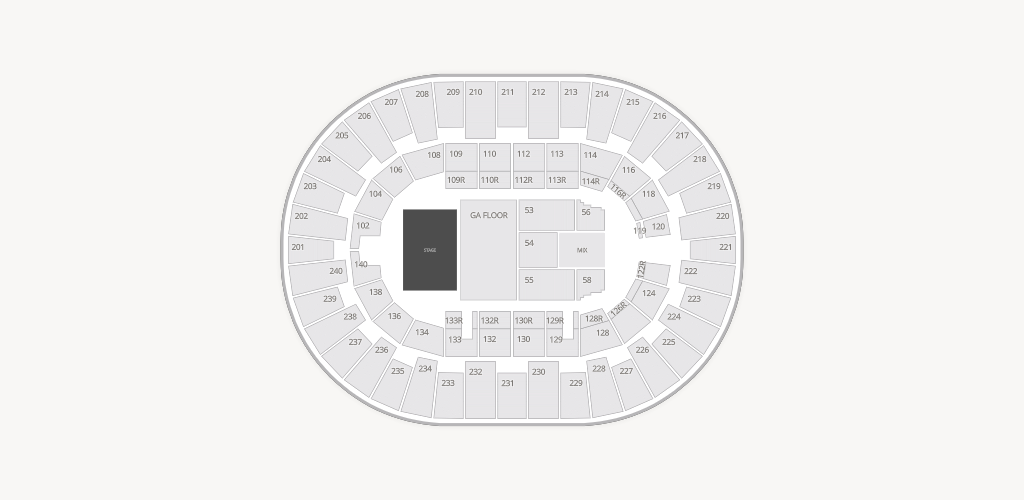 North Charleston Coliseum Seating Chart