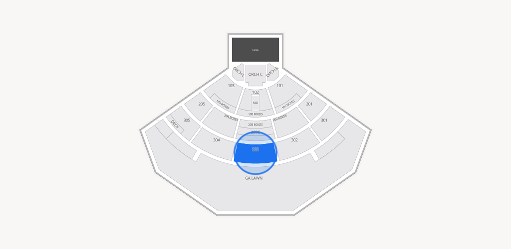 North Island Credit Union Amphitheatre Seating Chart