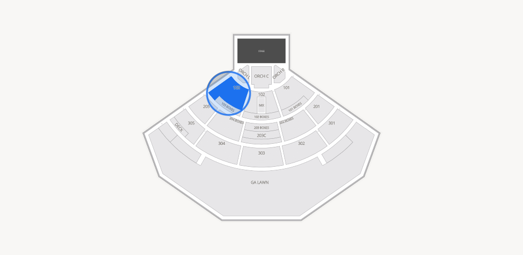 North Island Credit Union Amphitheatre Seating Chart