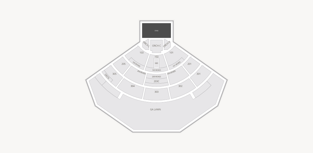 North Island Credit Union Amphitheatre Seating Chart