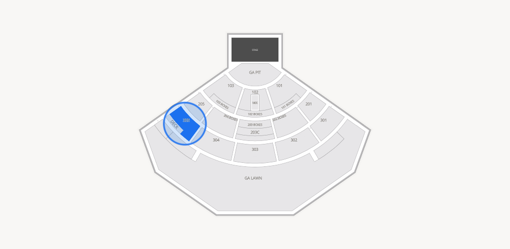 North Island Credit Union Amphitheatre Seating Chart