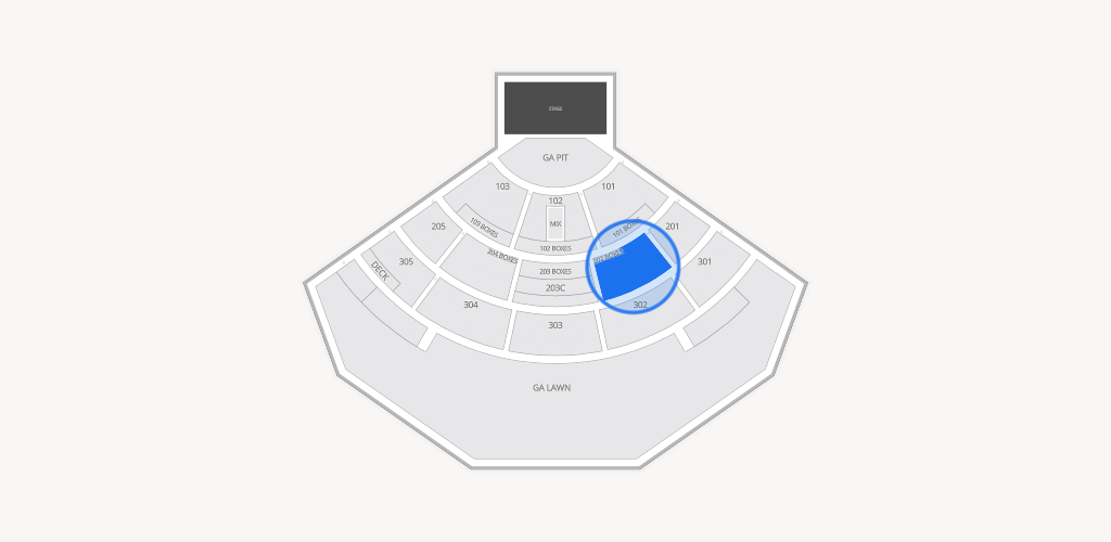 North Island Credit Union Amphitheatre Seating Chart