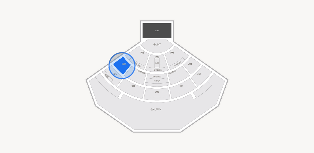 North Island Credit Union Amphitheatre Seating Chart