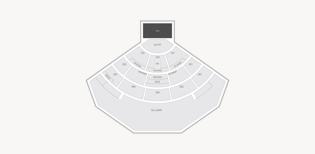 North Island Credit Union Amphitheatre Seating Chart