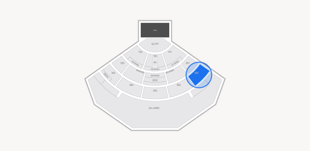 North Island Credit Union Amphitheatre Seating Chart