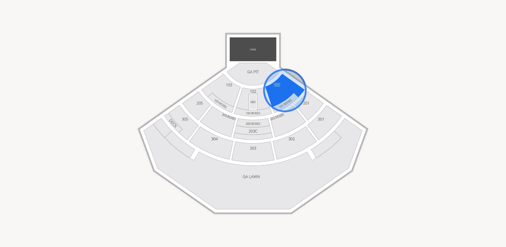North Island Credit Union Amphitheatre Seating Chart