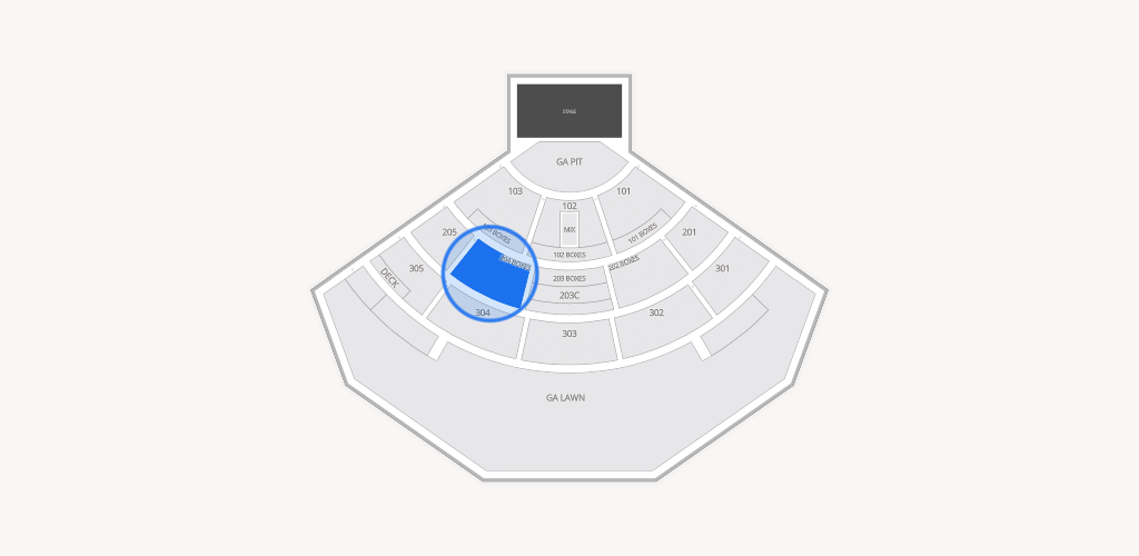 North Island Credit Union Amphitheatre Seating Chart