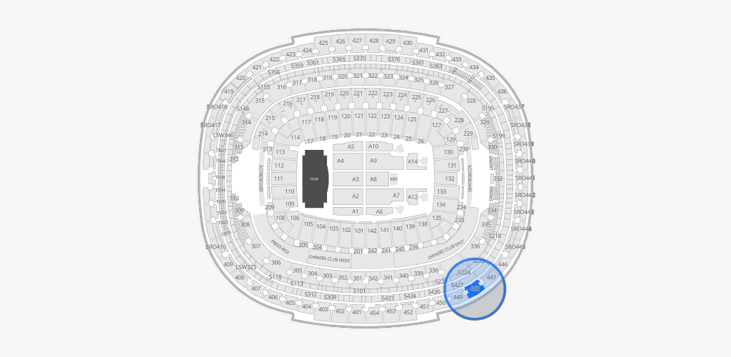 Northwest Stadium Seating Chart