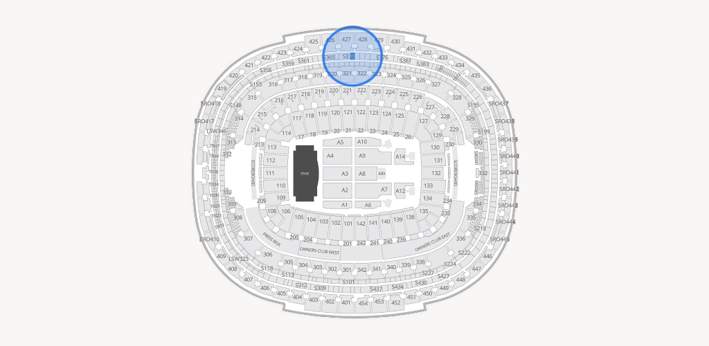 Northwest Stadium Seating Chart