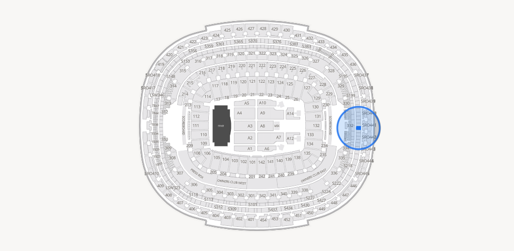 Northwest Stadium Seating Chart