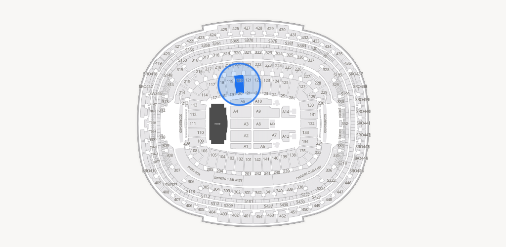 Northwest Stadium Seating Chart