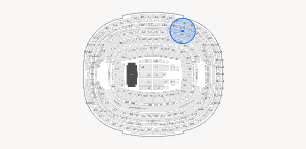 Northwest Stadium Seating Chart